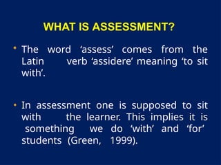 Comprehensive Guide to Assessment and Feedback in Education | PPTX