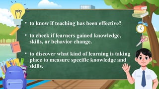 Comprehensive Guide to Assessment and Evaluation in Education | PPTX