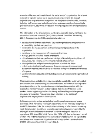 Assessment in Social work: A guide for learning and teaching