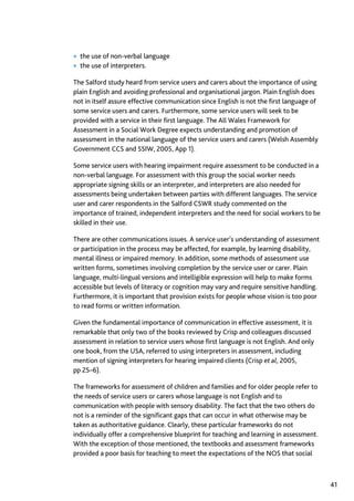 Assessment in Social work: A guide for learning and teaching