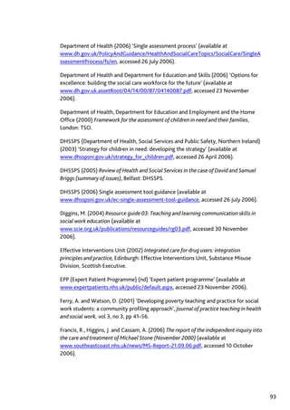 Assessment in Social work: A guide for learning and teaching