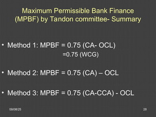Assessment-of-Working-Capital & BANK FINANCE.ppt