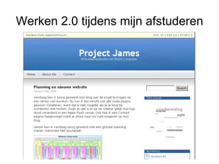 Werken 2.0 tijdens mijn afstuderen 