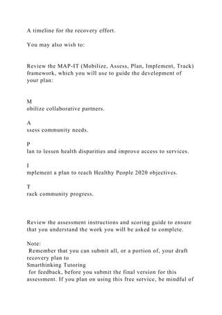 Assessment 3 Instructions Disaster Recovery PlanDevelop a d.docx