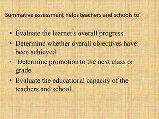 Assessment and evaluation | PPTX