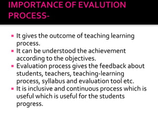 Assessment and evaluation 2 | PPTX