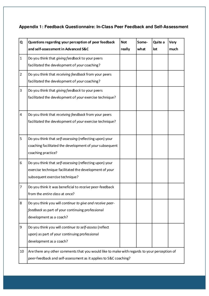 Dissertation questionnaire