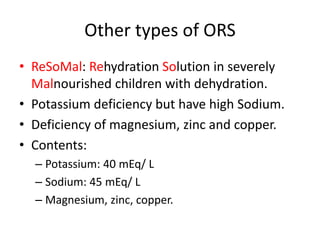 Assessment and management of dehydration | PPTX