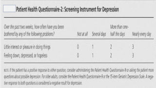 Assessment and management of depression | PPTX