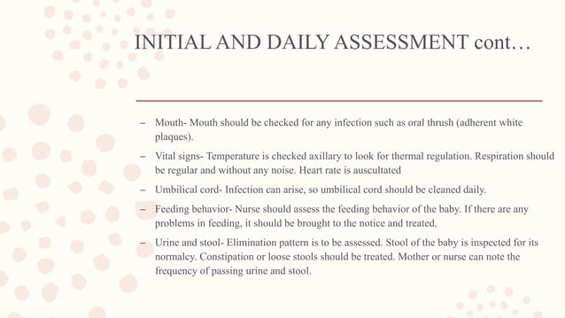 Assessment and management of normal neonates | PPTX | Pregnancy ...