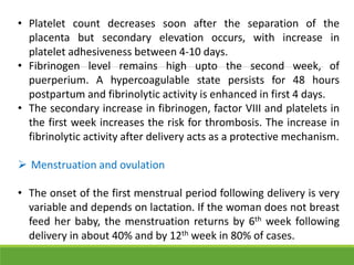 Assessment and management of woman during postnatal period | PPTX