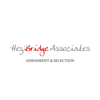 HeyBridge Associates
   Assessment & selection
 