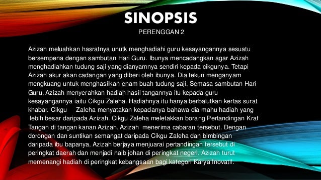 Bahasa Melayu Cerpen Oren