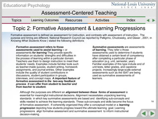 Assessment centeredteaching