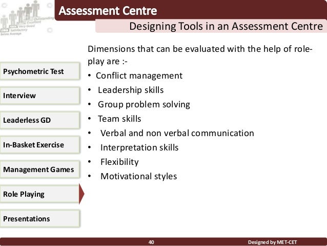 Assessment Centers