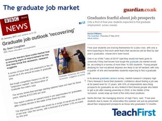 The graduate job market
 