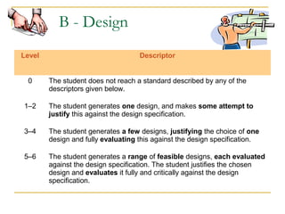 Assessment criteria | PPT