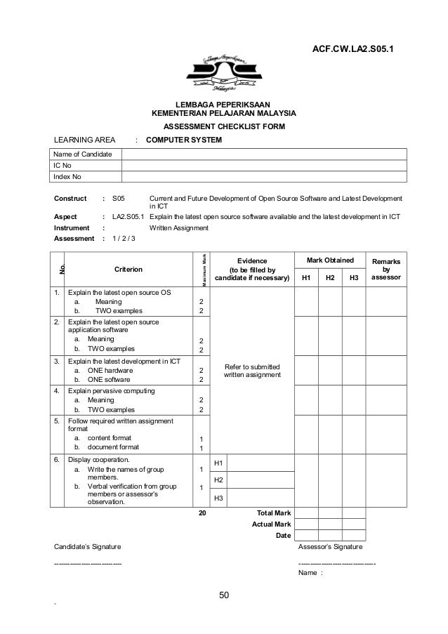 Contoh Assignment Ict Form 5 Multimedia - Contoh II