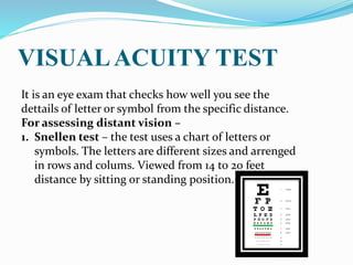 ASSESSMENT OF EYE | PPTX