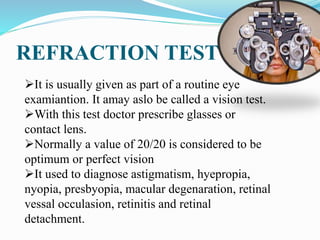 Hyperopia Test ASSESSMENT OF EYE | PPTX