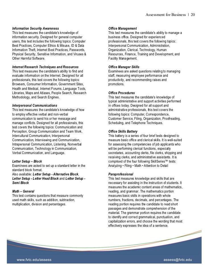 customer service skills test questions