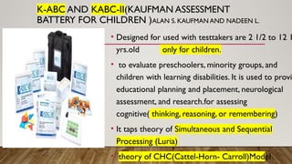 ASSESSMENT FOR EDUCATION (Psychological Assessment) | PPTX