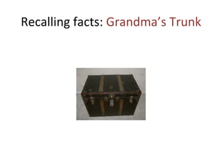 Recalling facts:  Grandma’s Trunk 