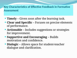 Precise Feedback assessment for learning seminar on assessment for feedback and process ...