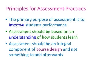 Basics of Assessment | PPTX
