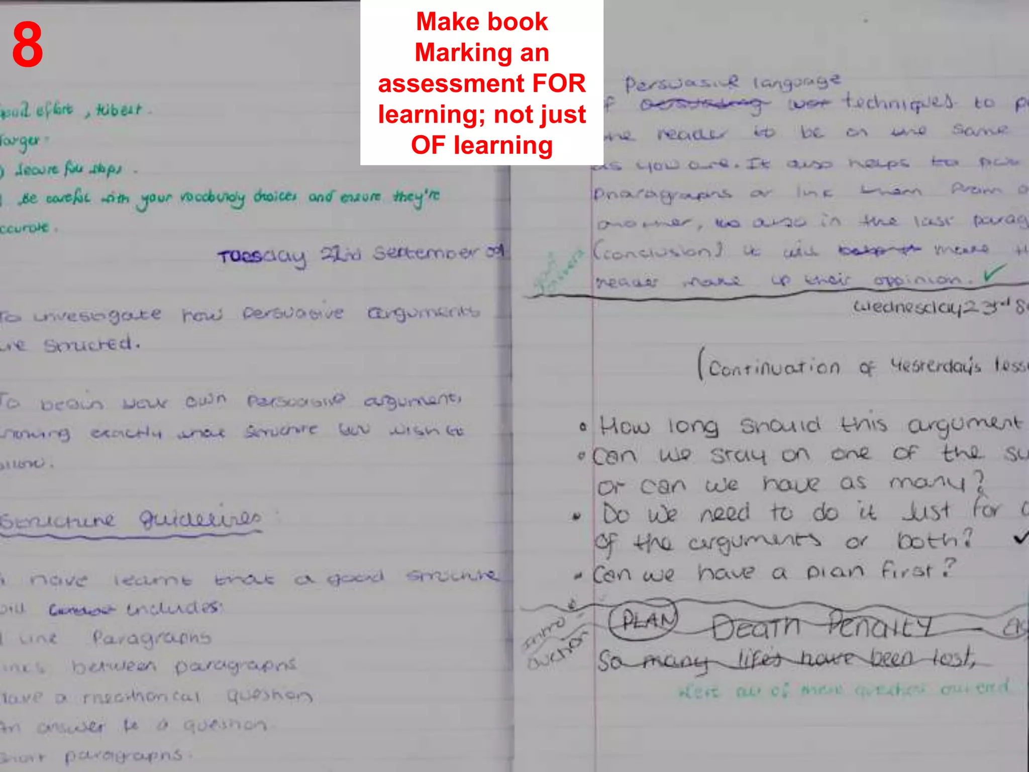 5Allow Pupils to make their own targets…. Give them their assessment grade, explain how it hits that grade and then they make their own learning path.