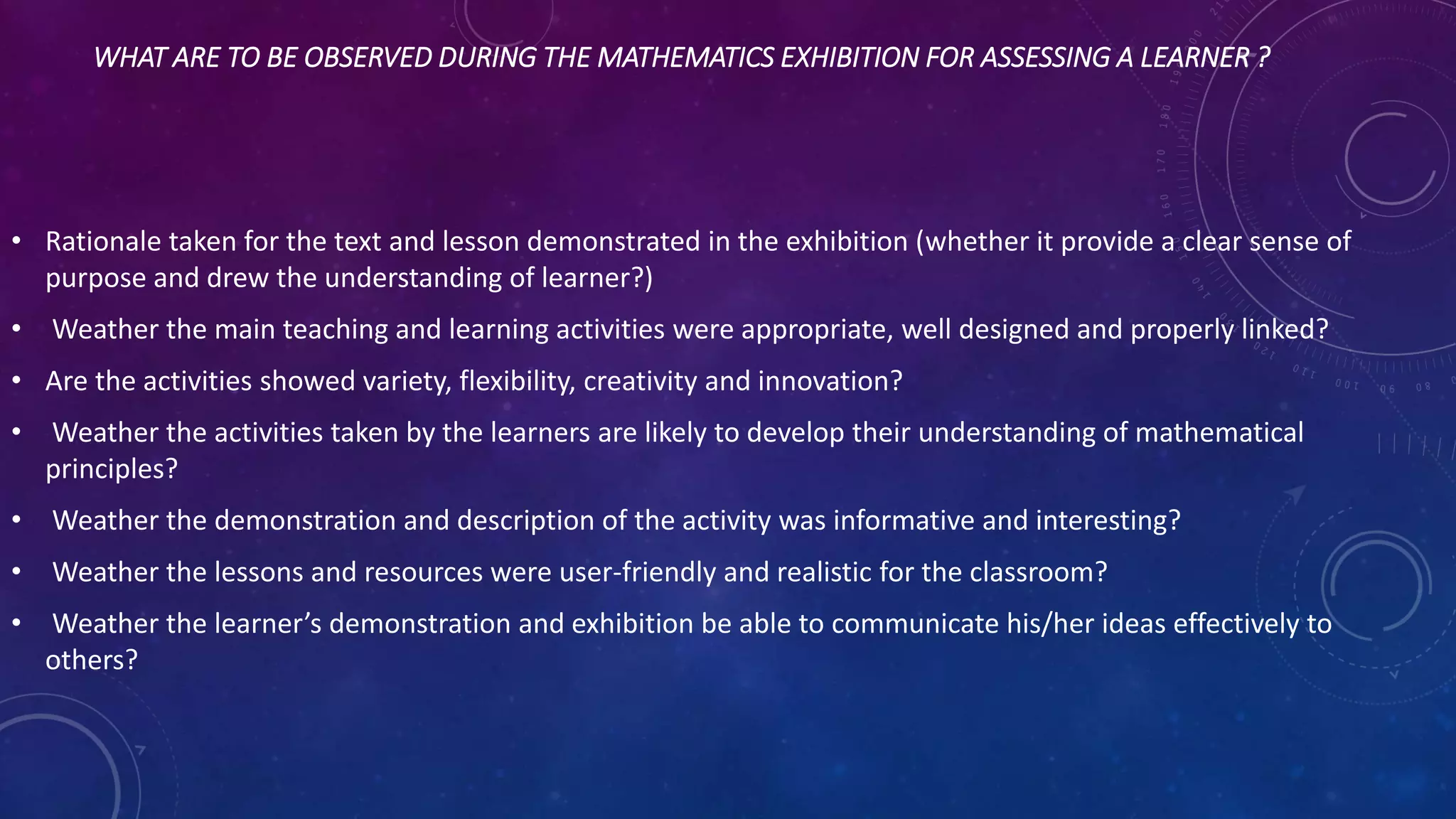 Assessment for mathematics learning | PPTX | Educational Assessment ...