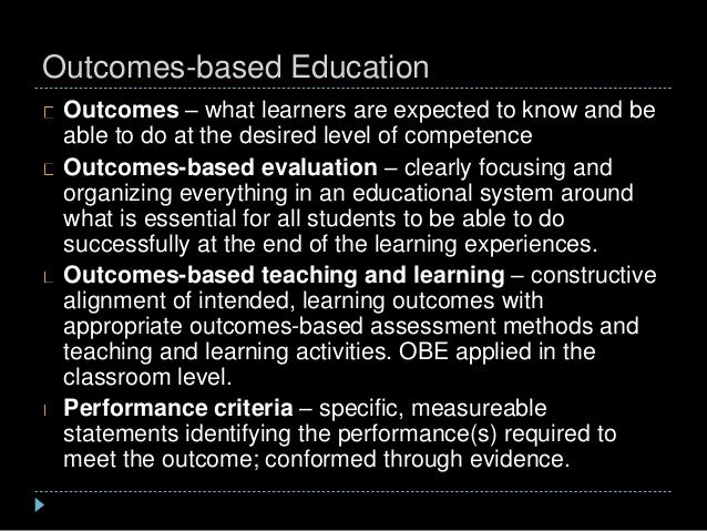evaluation of learning outcomes in education Writing measurable learning outcomes sandi osters, director of student life studies evaluation – to judge the value of information based on established criteria. evaluation of learning outcomes in education Writing measurable learning outcomes sandi osters, director of student life studies evaluation – to judge the value of information based on established criteria.