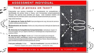 ASSESSMENT INDIVIDUAL - CONTRATE!