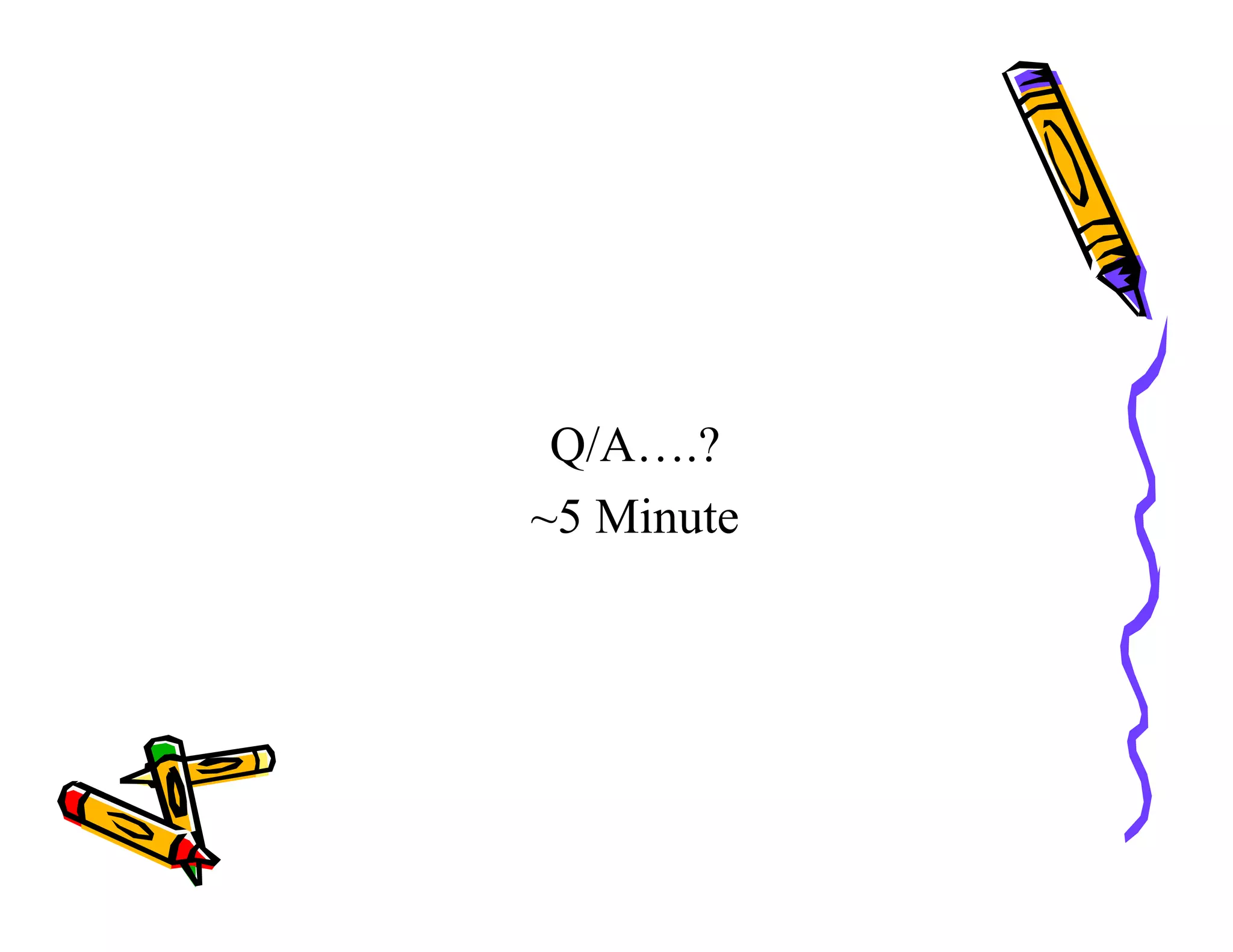 Q/A….?
~5 Minute
 