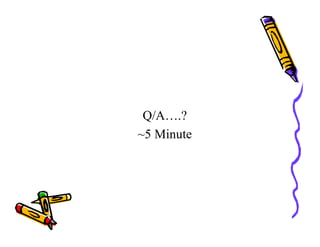 Q/A….?
~5 Minute
 