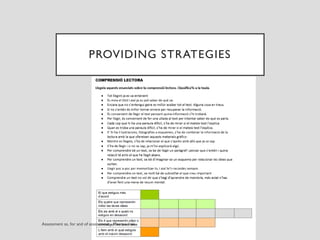 PROVIDING STRATEGIES
 