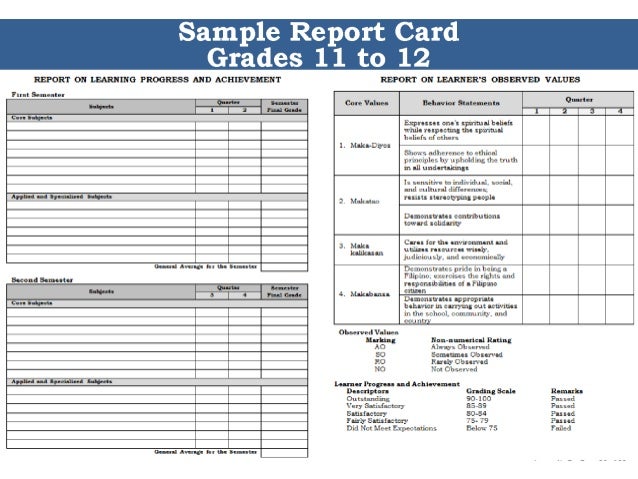 homeschool report cards