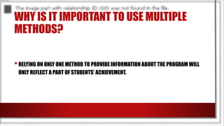 Assessment methods | PPTX