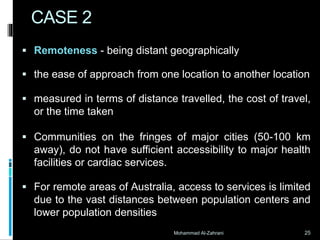 Assessment of accessibility to healthcare facilities using GIS (Review ...