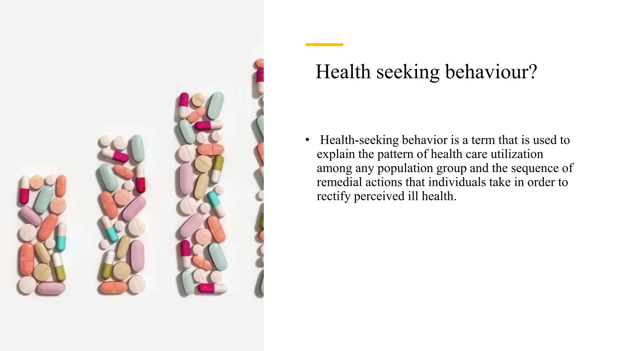 Assessment of barriers to good health and health seeking behaviour | PPTX