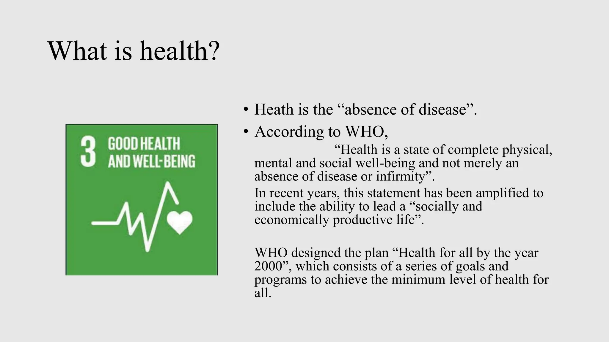 Assessment of barriers to good health and health seeking behaviour | PPTX