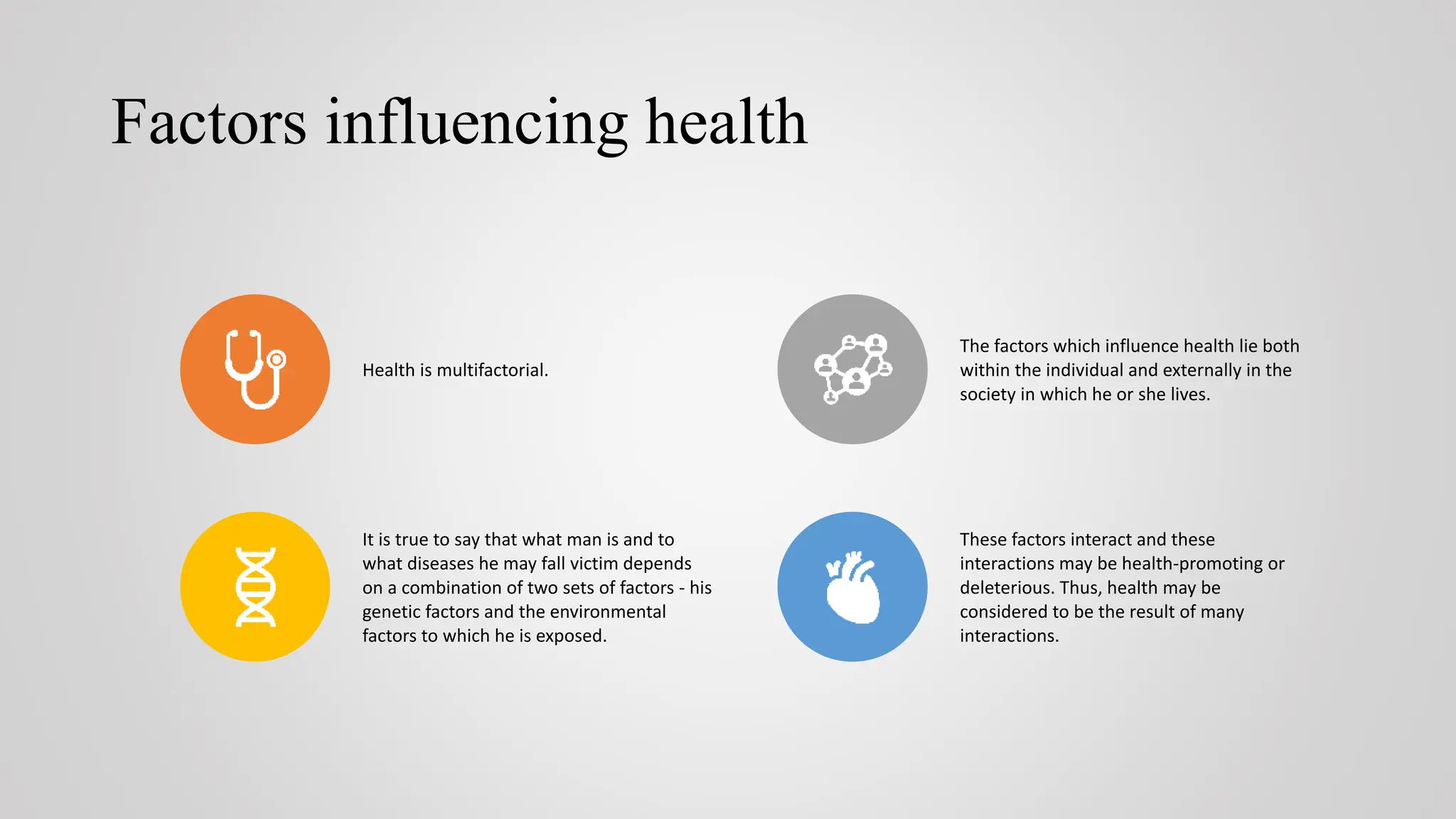 Assessment of barriers to good health and health seeking behaviour | PPTX