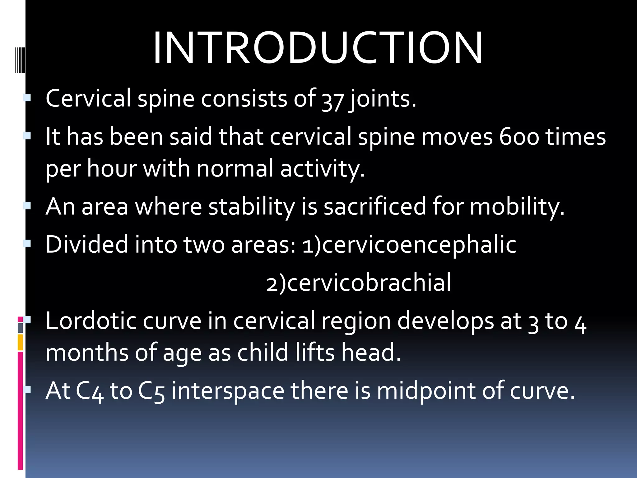 Assessment of cervical spine | PPTX