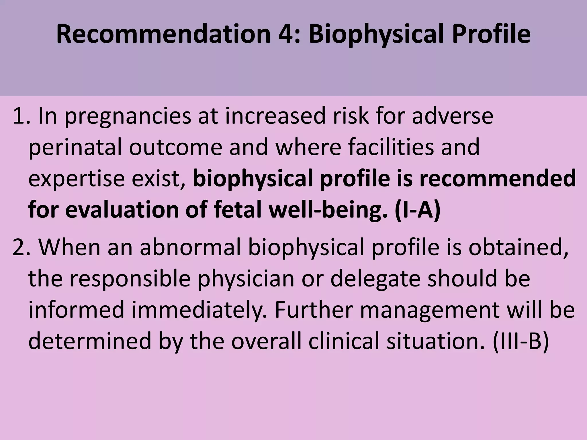 Assessment of fetal wellbeing in pregnancy and labour | PPTX