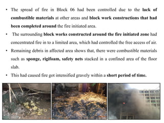 Fire Defect Assessment of fire damage and structural rectification process. | PDF