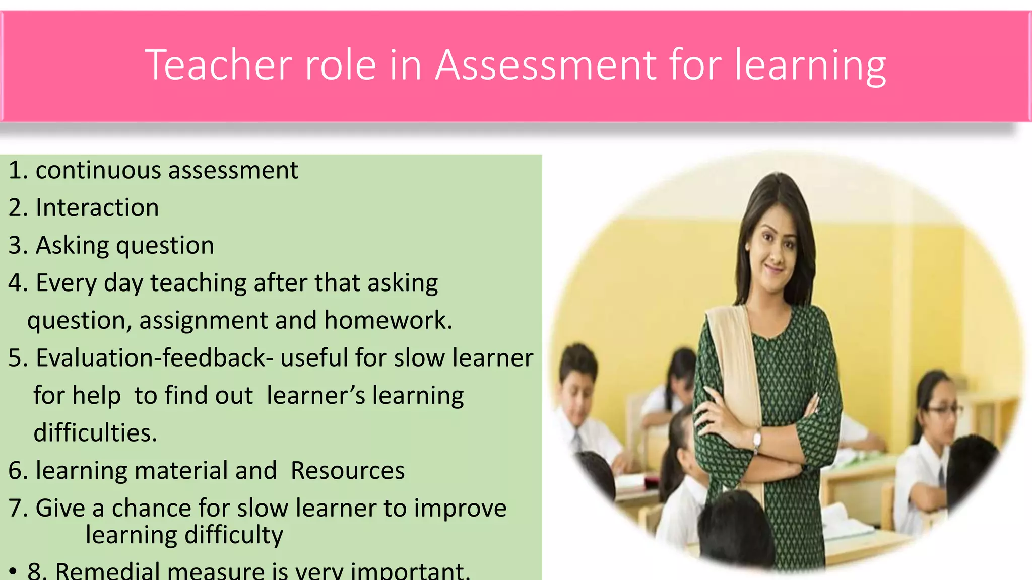 Assessment of for as learning+ | PPTX