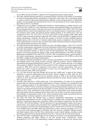 Assessment of gender equality in ethiopia | PDF