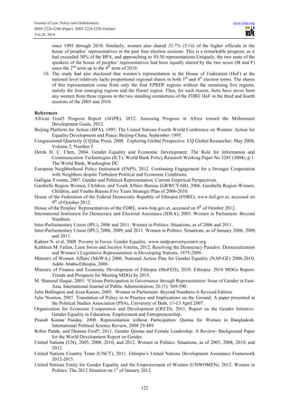 Assessment of gender equality in ethiopia | PDF