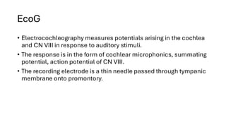Comprehensive Assessment of Hearing: Techniques and Diagnostics in ...