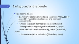 Assessment of hygienic practices among pig slaughterhouses and markets in Chiang Mai Province, Thailand